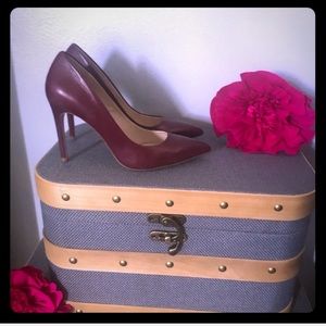 Zara Brick Red Pumps